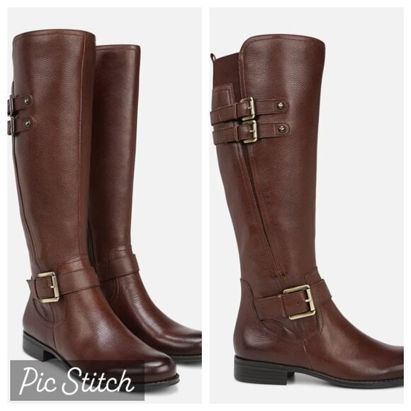 Naturalizer Jessie Knee High Boot NWOB 8 Wide Calf - Picture 1 of 9